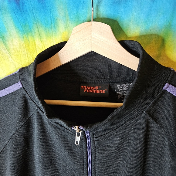 2007 Transformers Purple and Black Full Zip Track Jacket - Picture 10 of 11